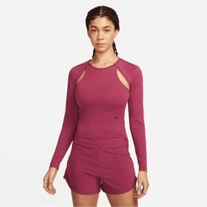 NWT- NIKE-Women's Dri-fit Stealth Evaporation City Ready Long-sleeve-Red-Size XS